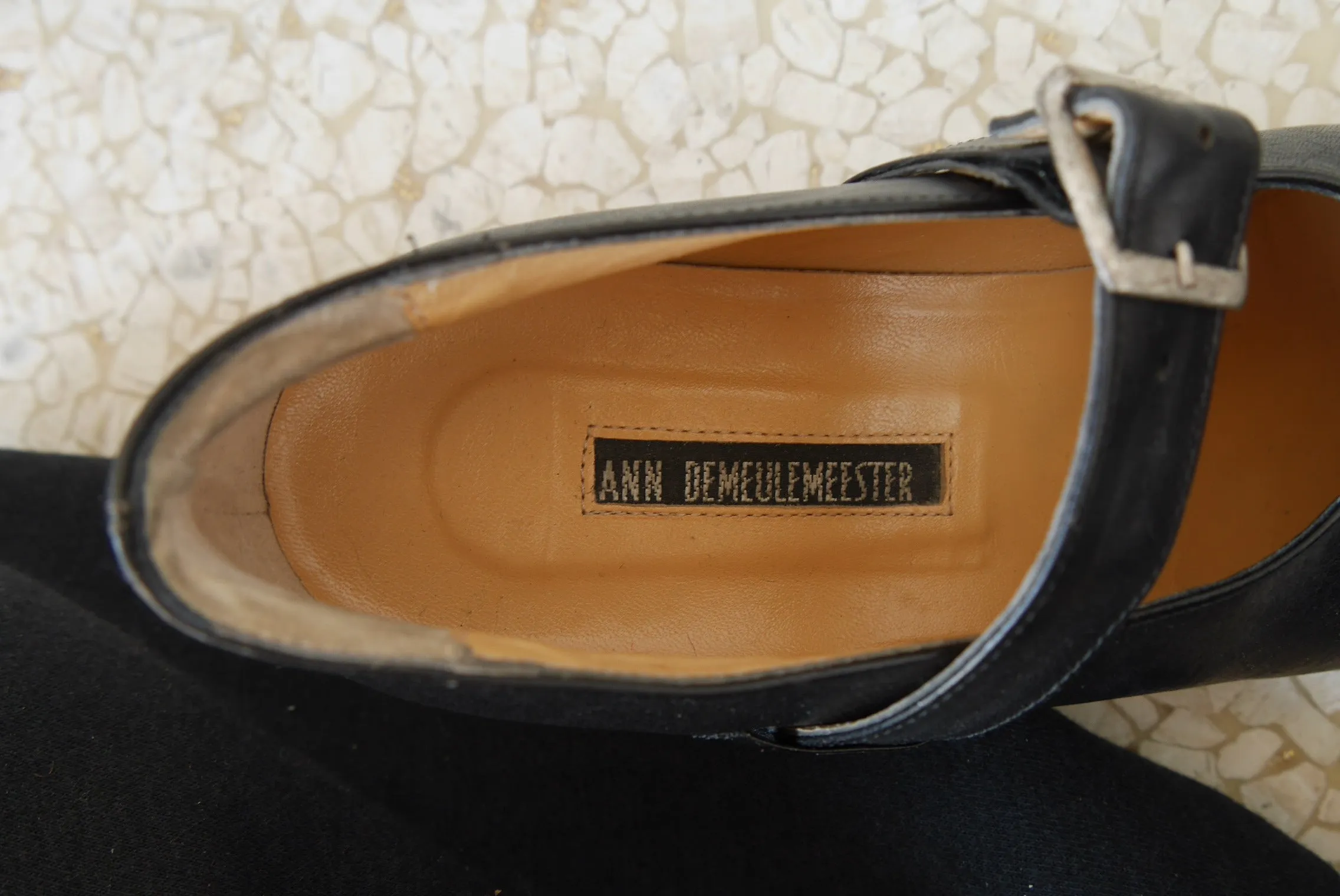 Ann Demeulemeester pumps with buckled strap 38 1980s  Antwerp 6 Avant-garde