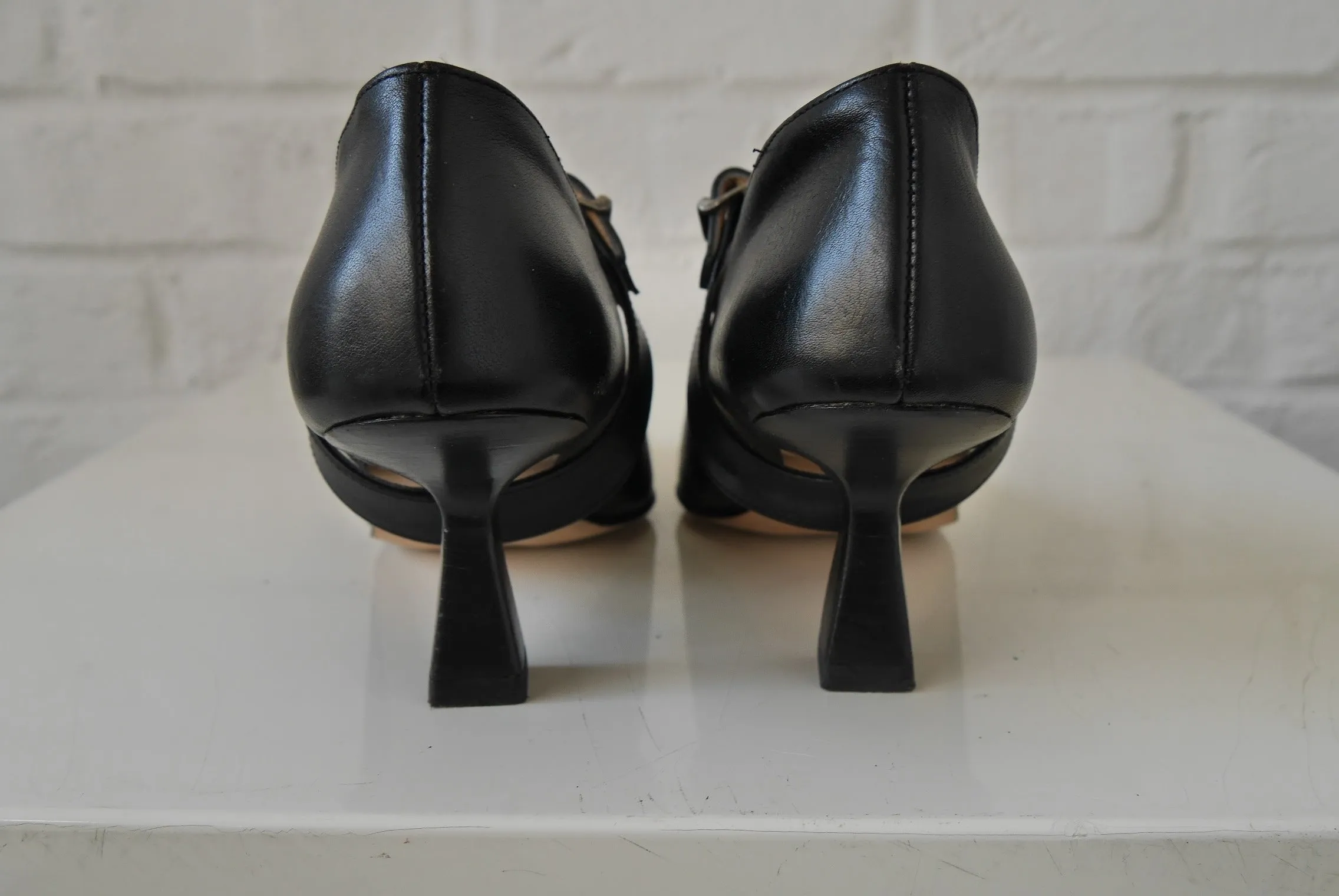 Ann Demeulemeester pumps with buckled strap 38 1980s  Antwerp 6 Avant-garde