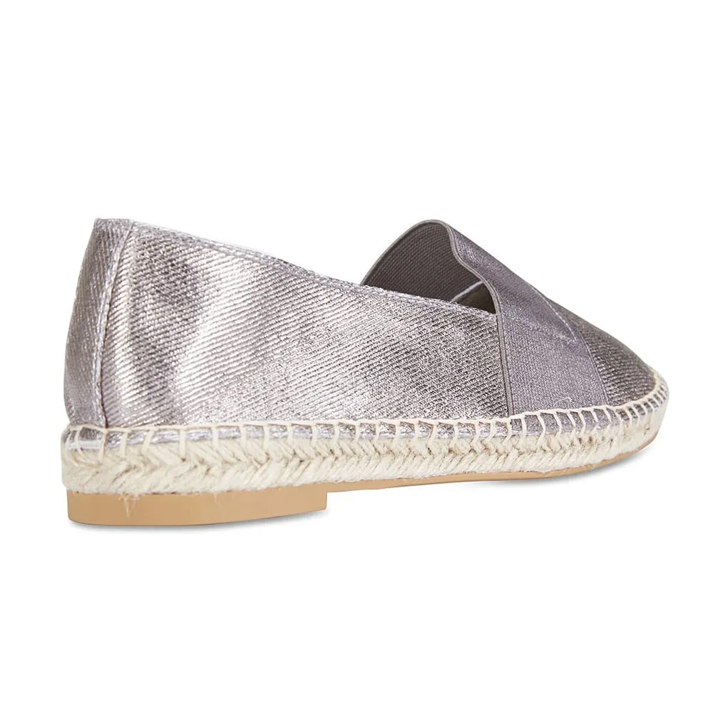 Bangkok Loafer in Pewter Fabric