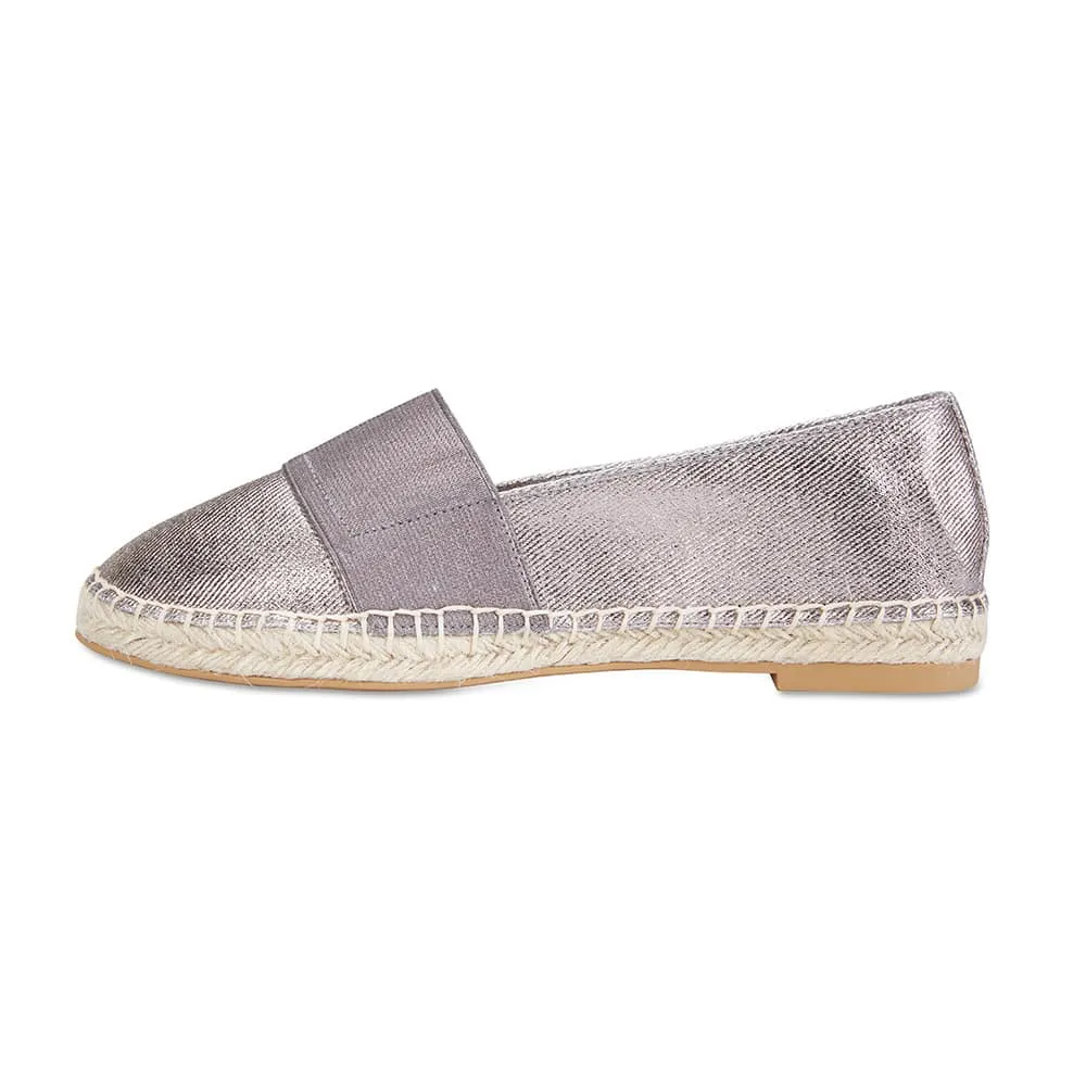 Bangkok Loafer in Pewter Fabric