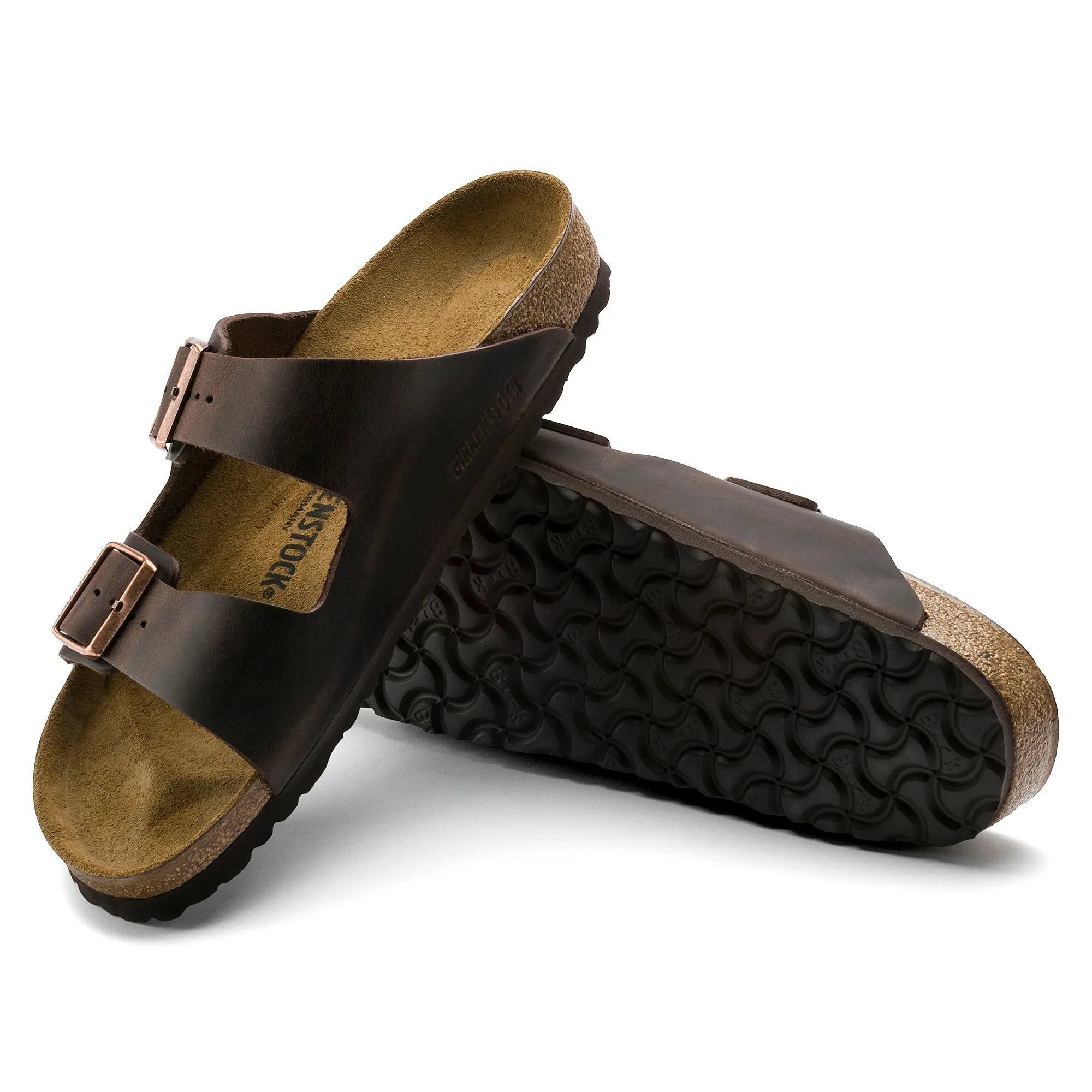 Birkenstock Arizona Oiled Leather Color: Habana (MEDIUM/NARROW WIDTH)