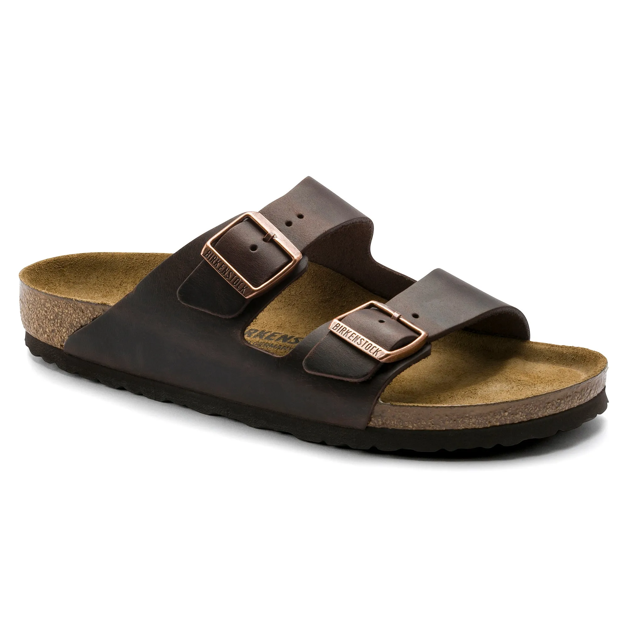 Birkenstock Arizona Oiled Leather Color: Habana (MEDIUM/NARROW WIDTH)