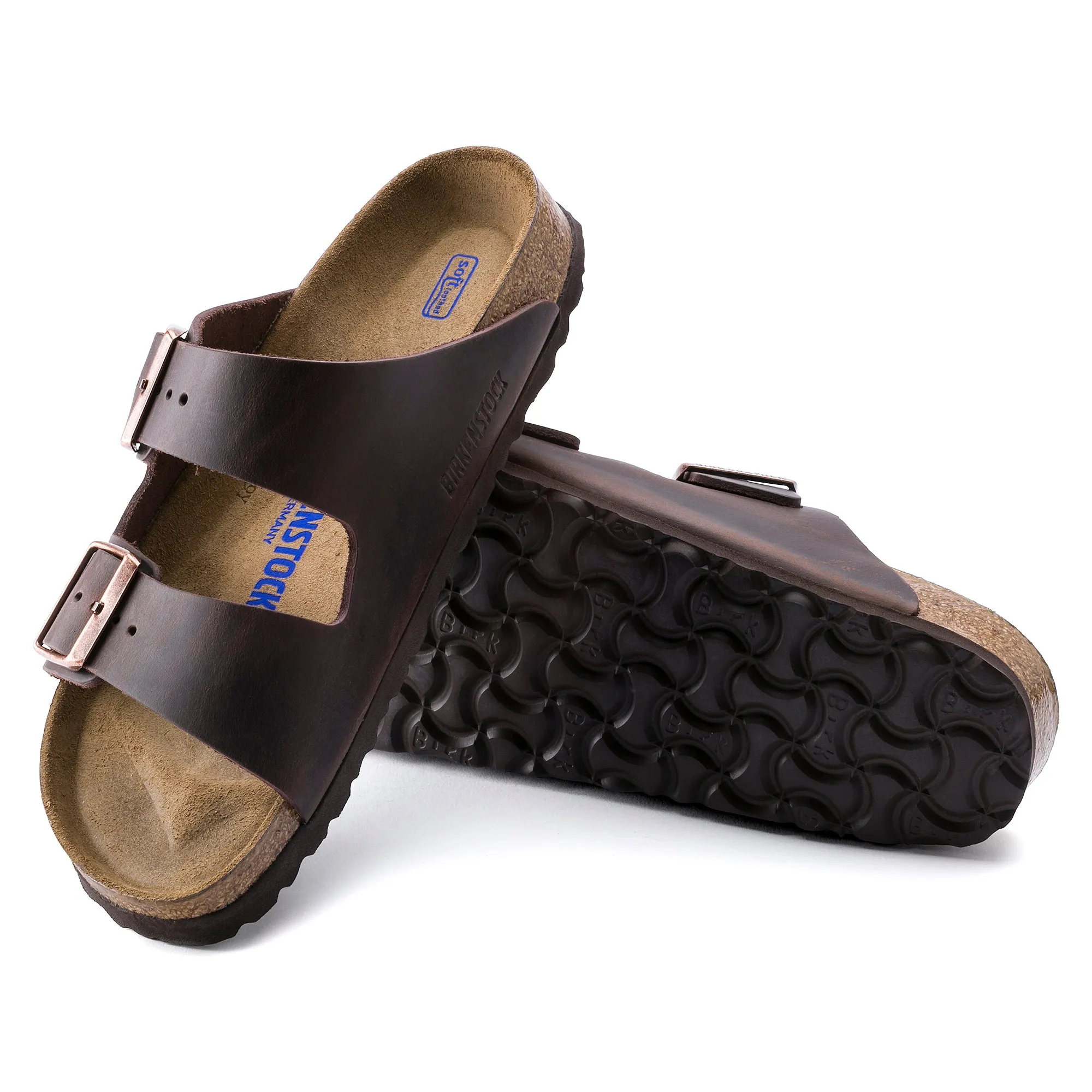 Birkenstock Arizona Soft Footbed Oiled Leather Color: Habana (MEDIUM/NARROW WIDTH)