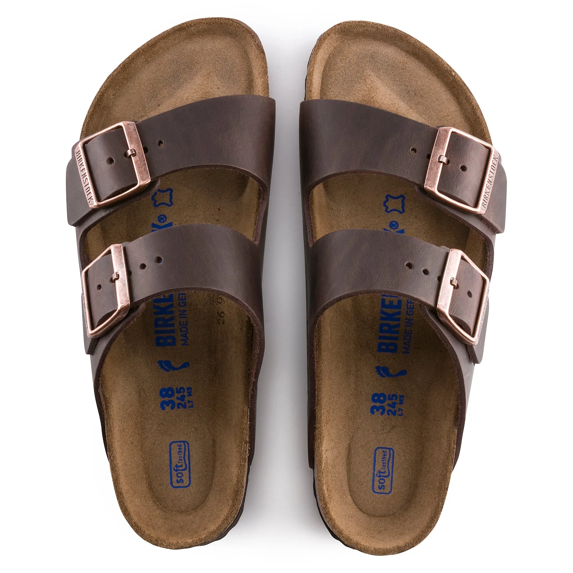 Birkenstock Arizona Soft Footbed Oiled Leather Color: Habana