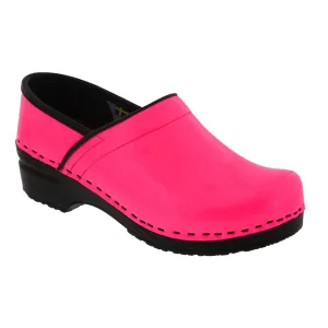 BJORK PRO ELSA Neon Pink (Ltd. Edition) Patent Leather Clogs