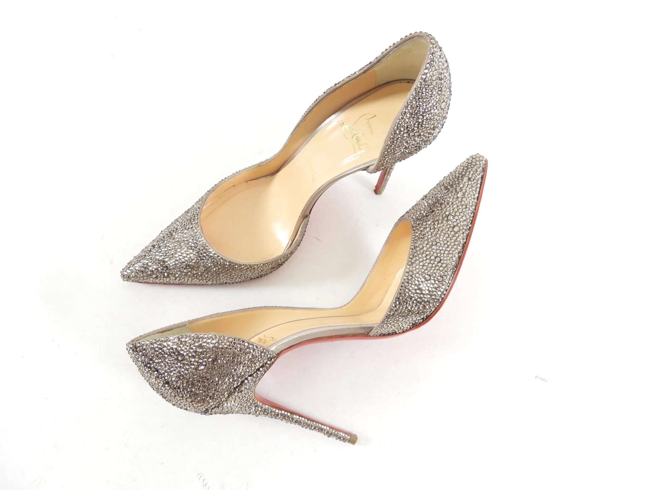 Christian Louboutin Iriza Strass Crystal Pumps - 40