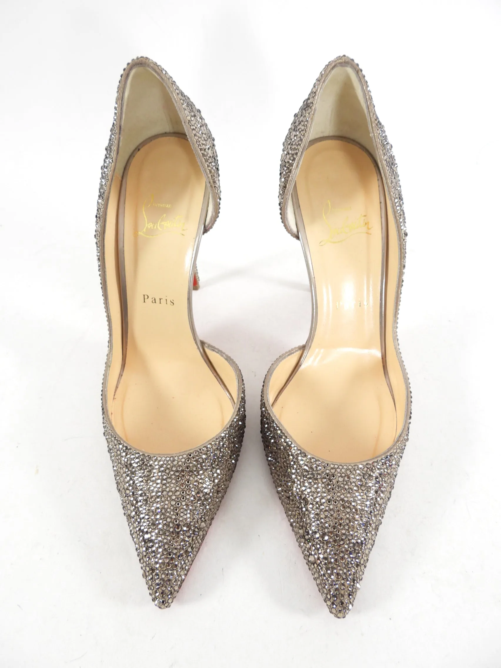 Christian Louboutin Iriza Strass Crystal Pumps - 40