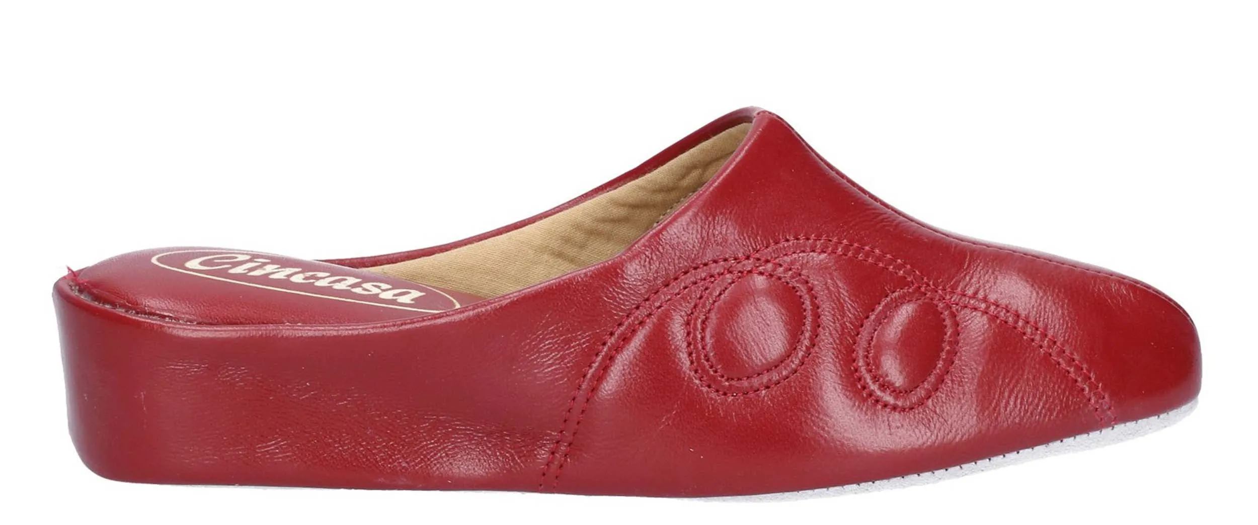 Cincasa Mahon Womens Leather Mule Slipper