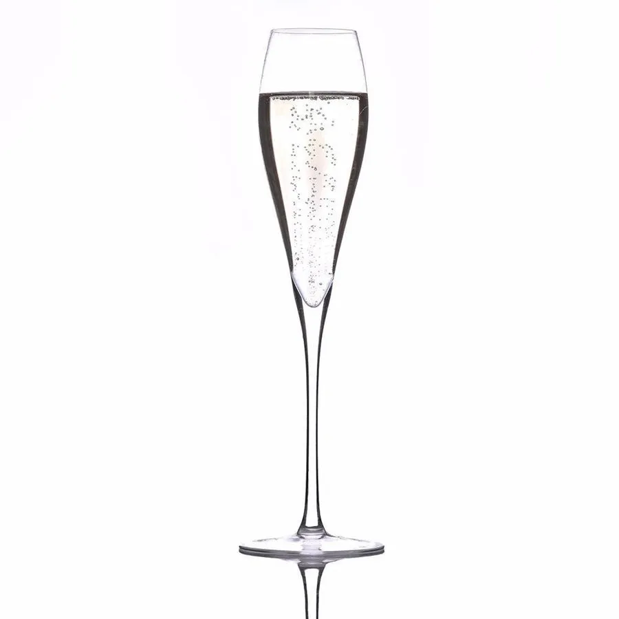 Crystal Champagne Flutes, Set of 2, Gift Boxed