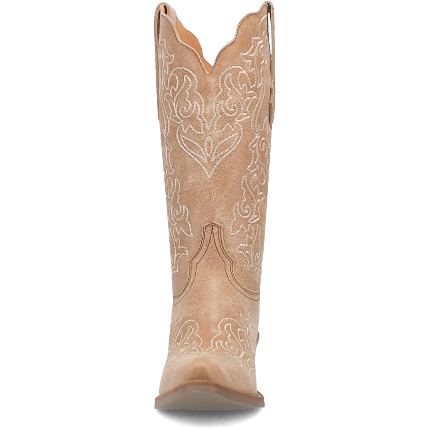 Dingo Women's 13" Camel Flirty N' Fun Snip Toe Western Boots