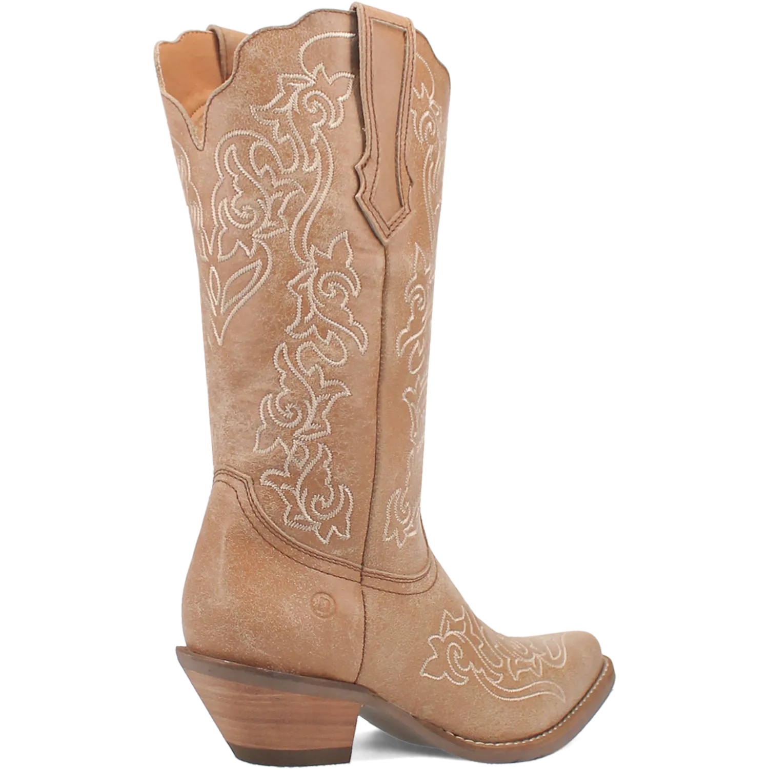 Dingo Women's 13" Camel Flirty N' Fun Snip Toe Western Boots