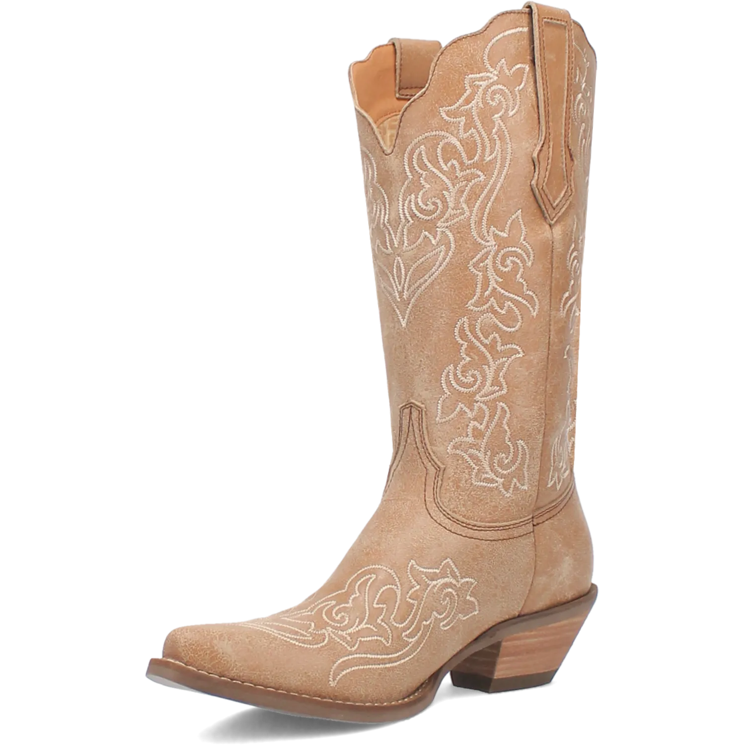 Dingo Women's 13" Camel Flirty N' Fun Snip Toe Western Boots