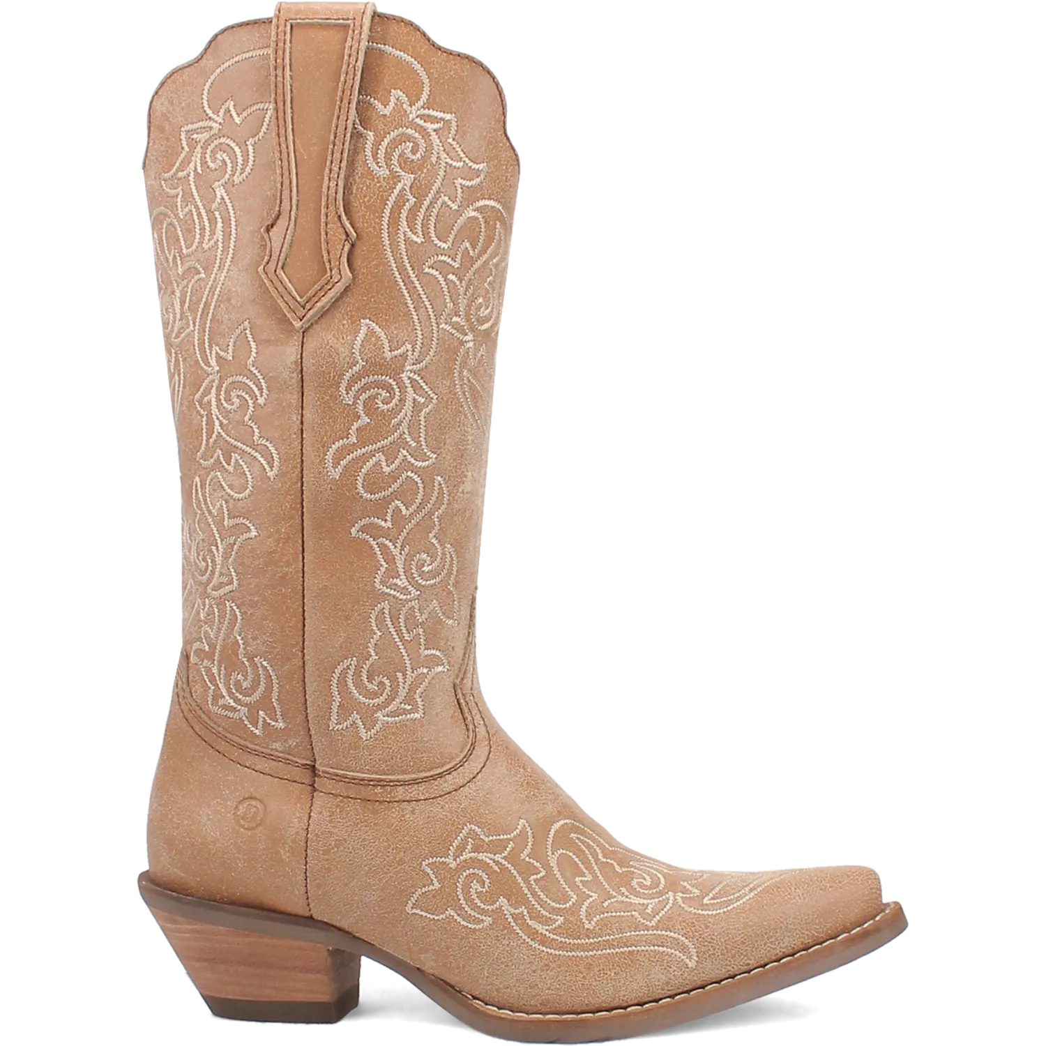 Dingo Women's 13" Camel Flirty N' Fun Snip Toe Western Boots