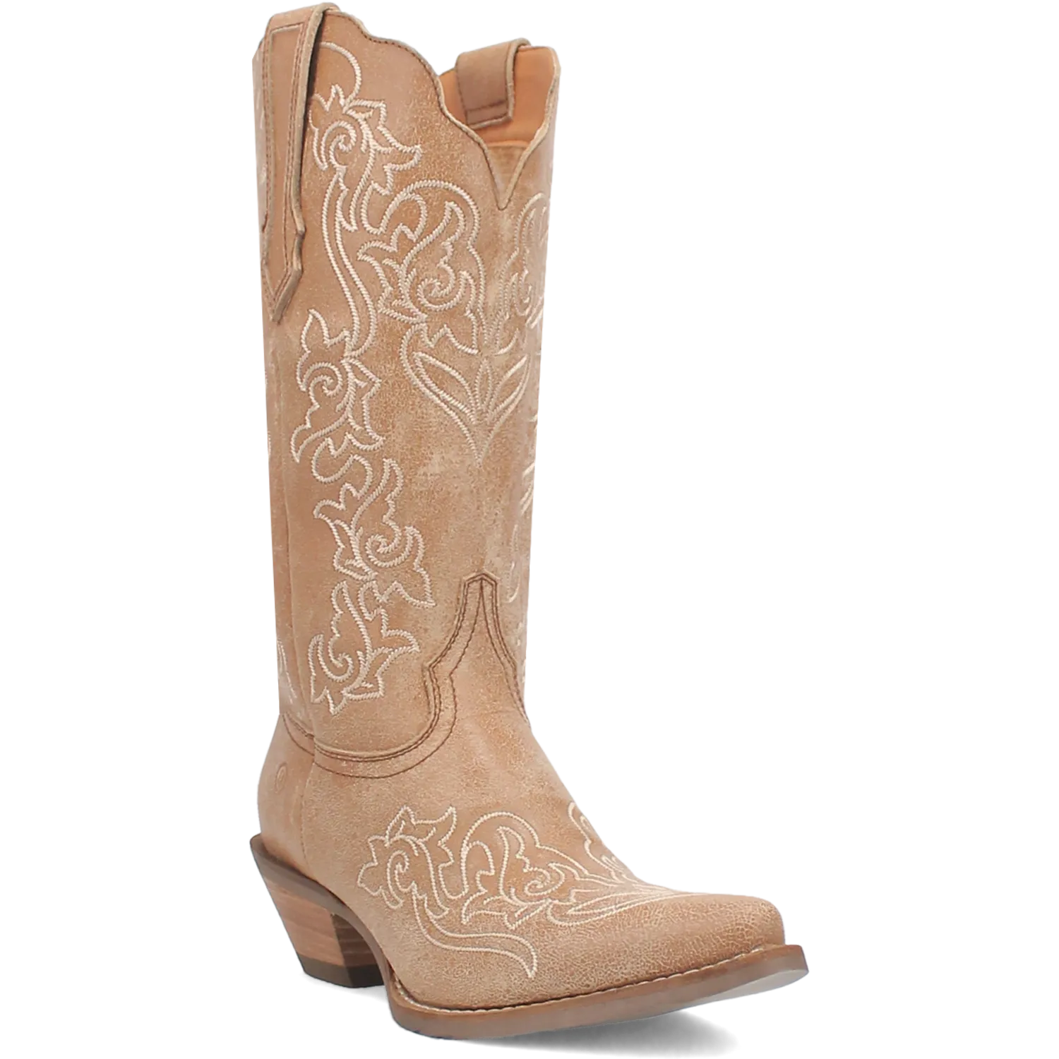 Dingo Women's 13" Camel Flirty N' Fun Snip Toe Western Boots