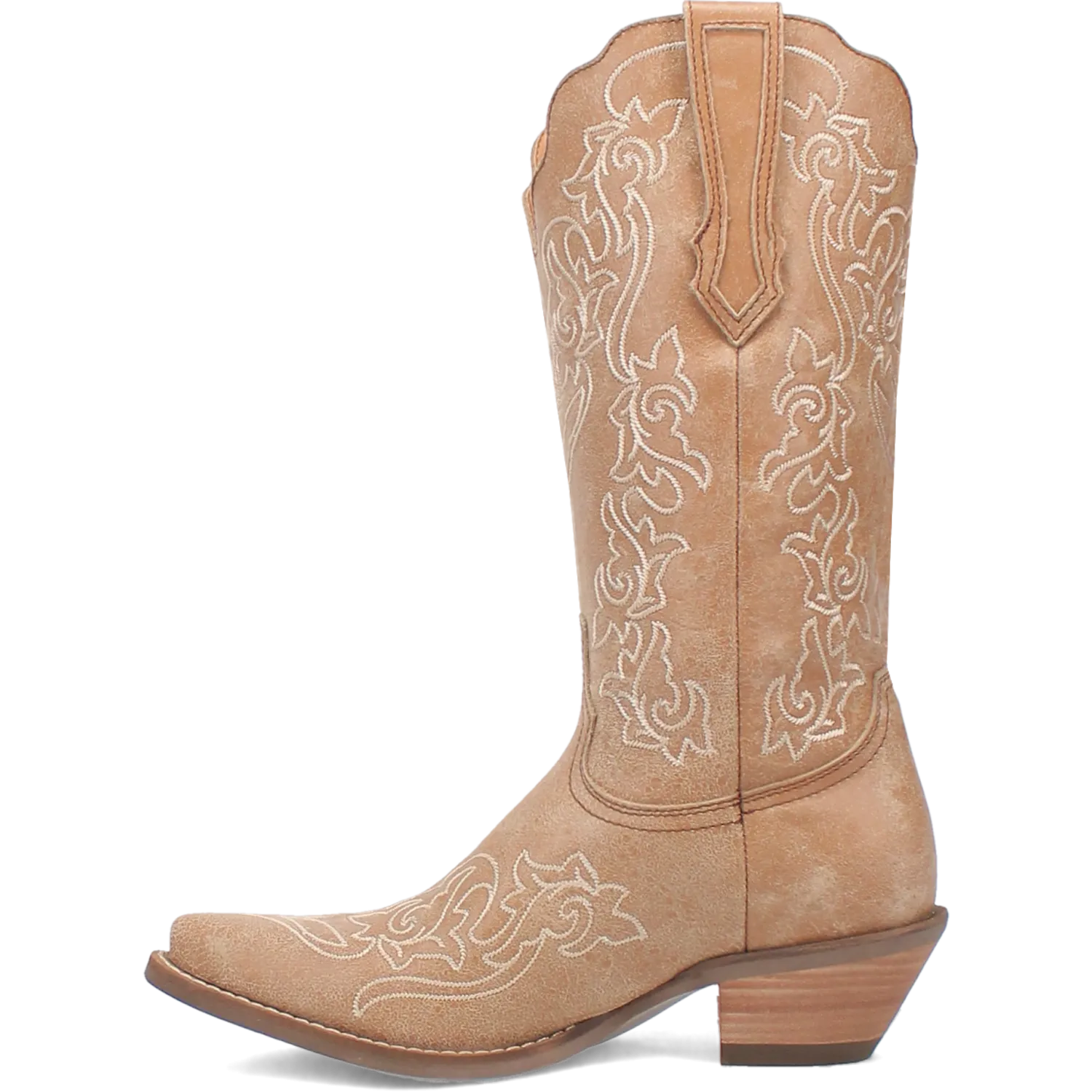 Dingo Women's 13" Camel Flirty N' Fun Snip Toe Western Boots