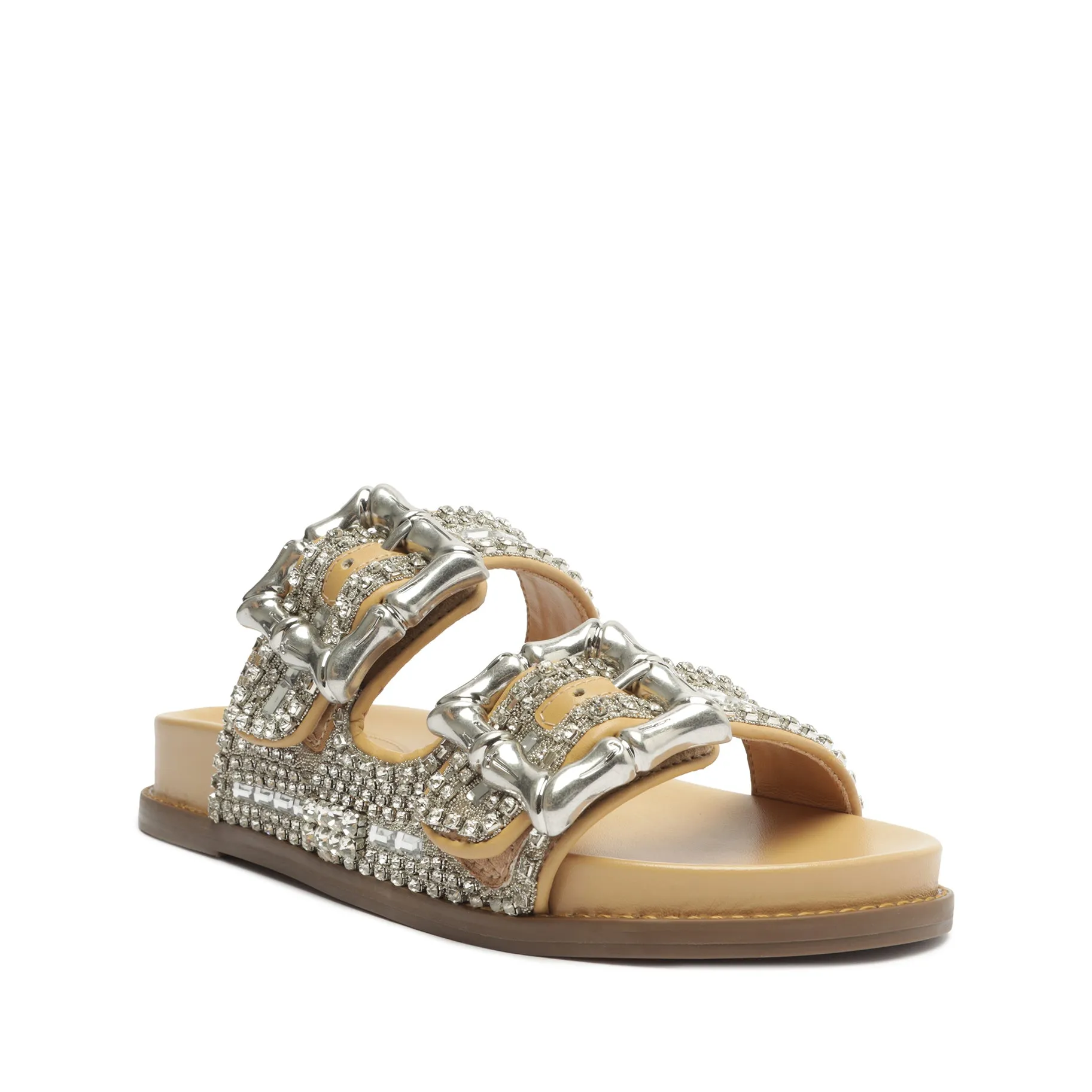 Enola Shine Sporty Leather Sandal