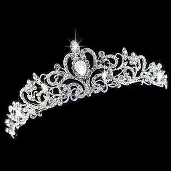 Gorgeous Antique Inspired Crystal Bridal Tiara