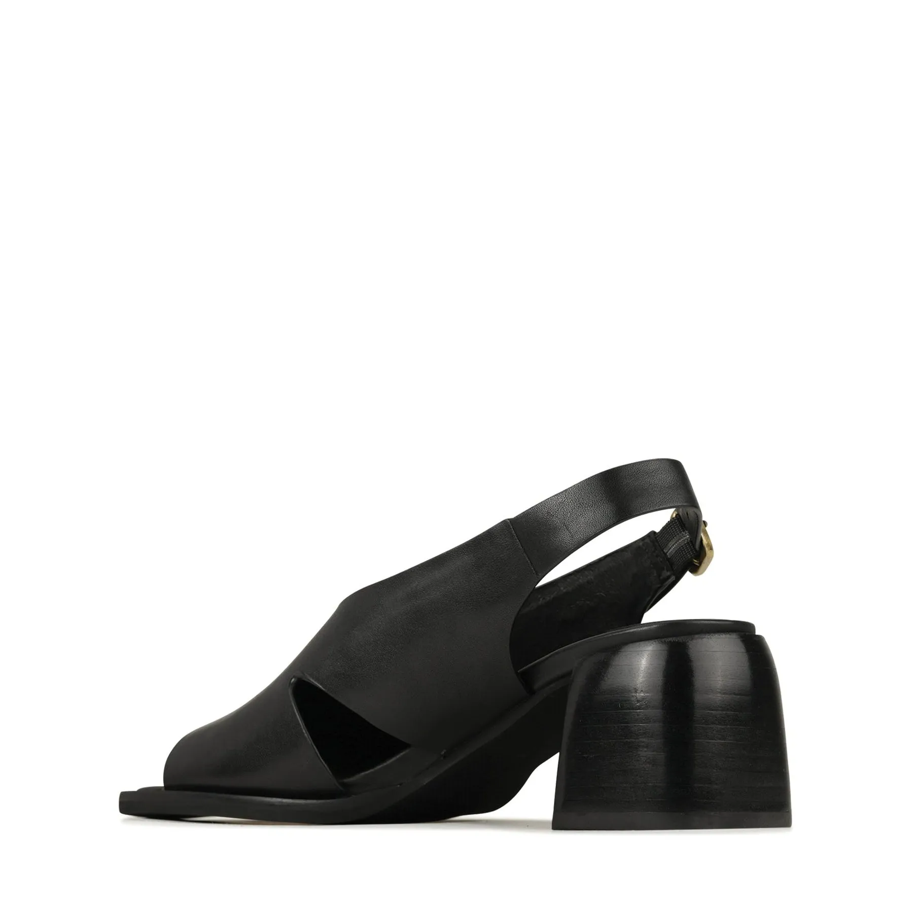 ISADORA BLOCK HEEL SANDALS LEATHER