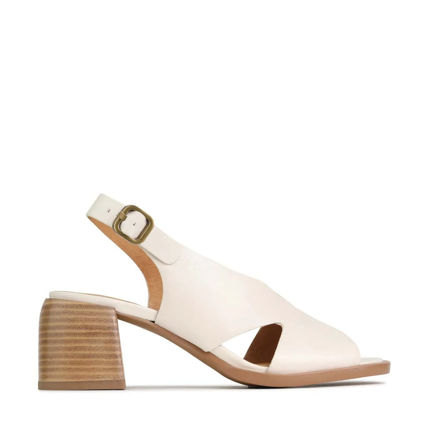 ISADORA BLOCK HEEL SANDALS LEATHER