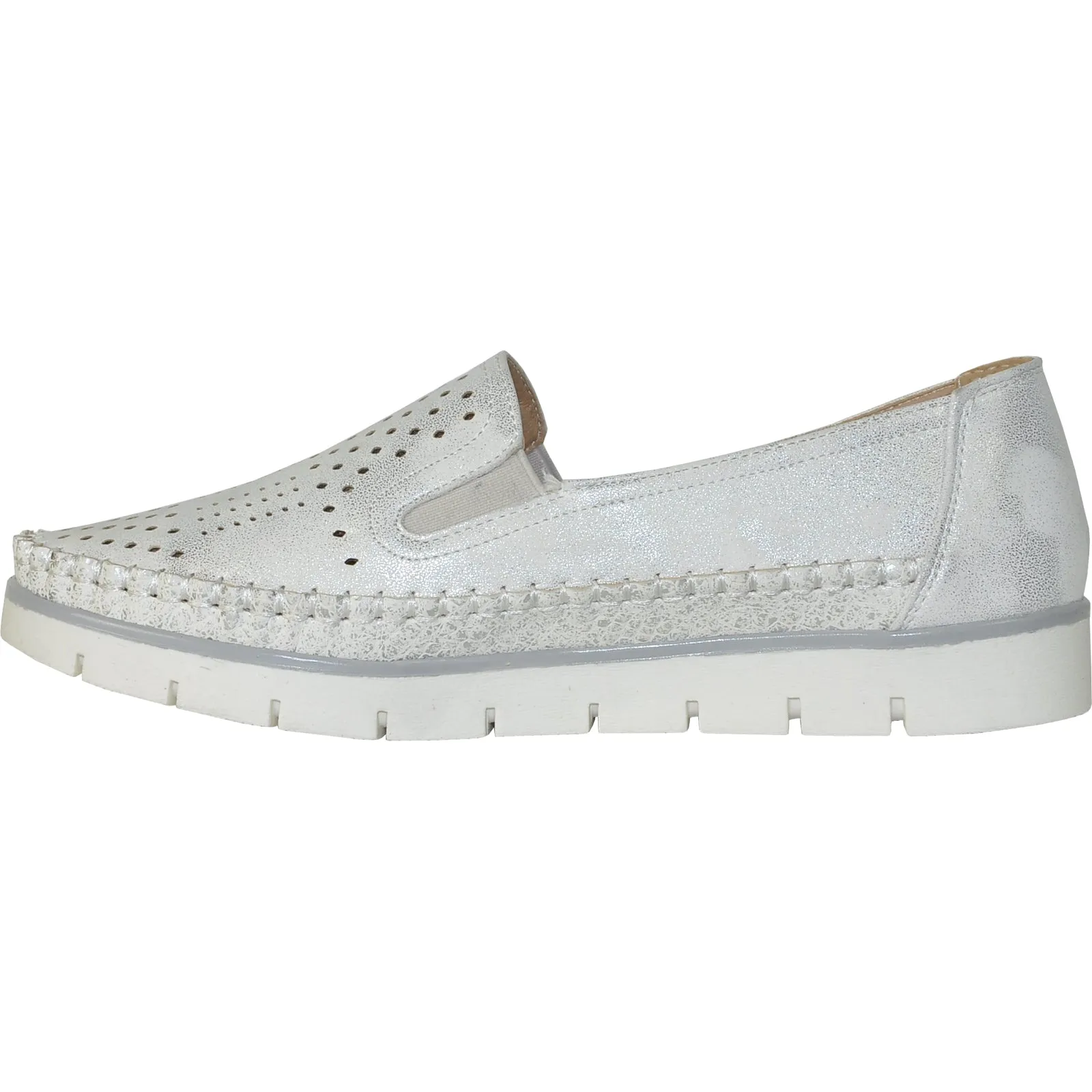 KOZI Women Casual Shoe OY9207 Comfort Shoe White