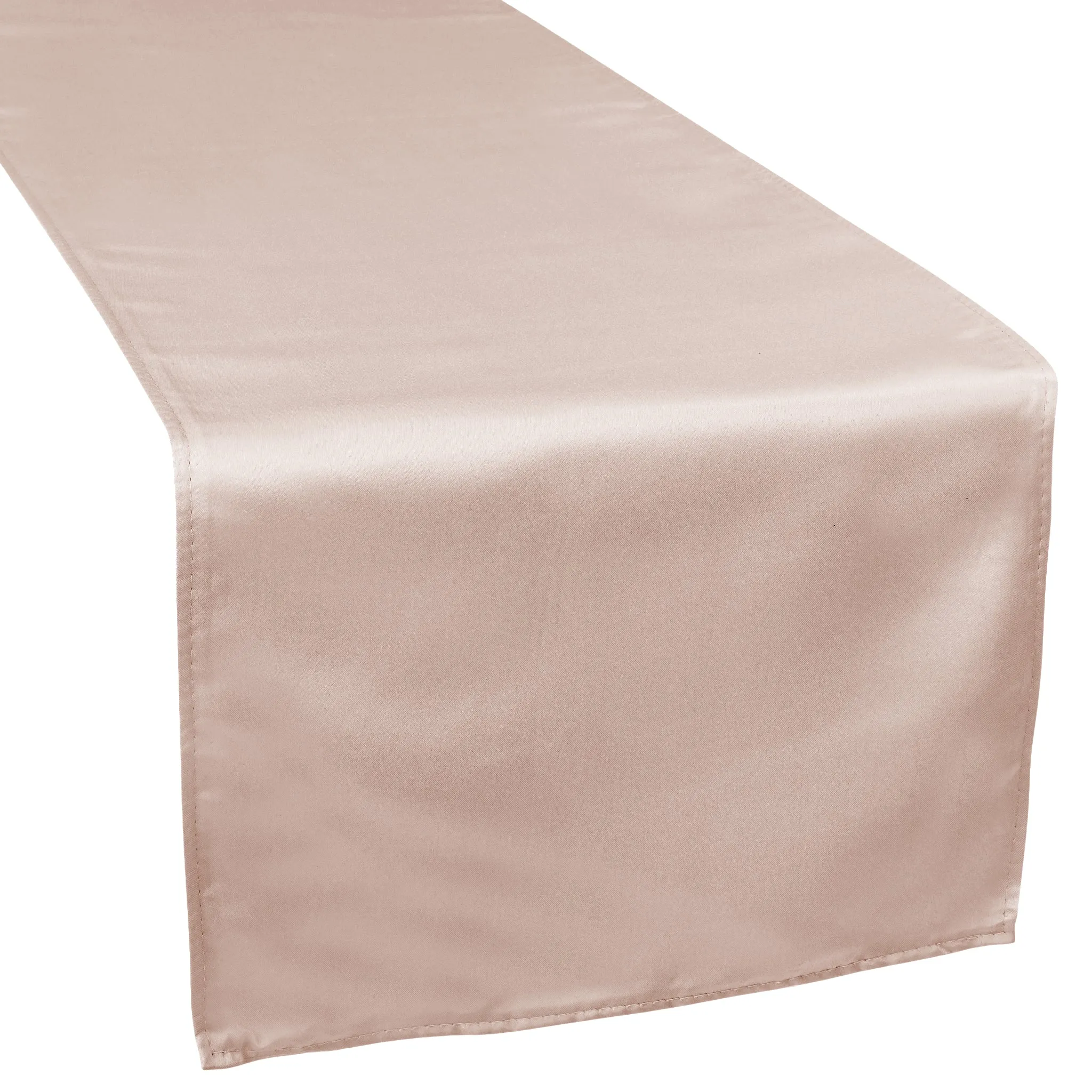 Lamour Satin Table Runner - Taupe