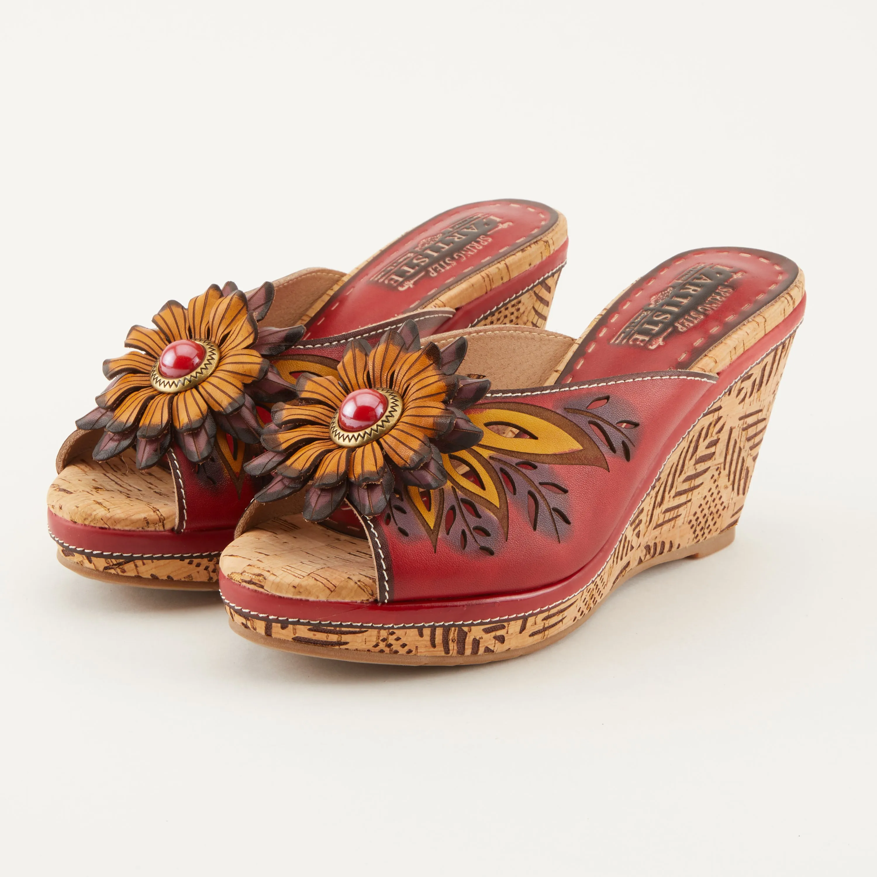 L'ARTISTE BLOOM SLIDE SANDALS