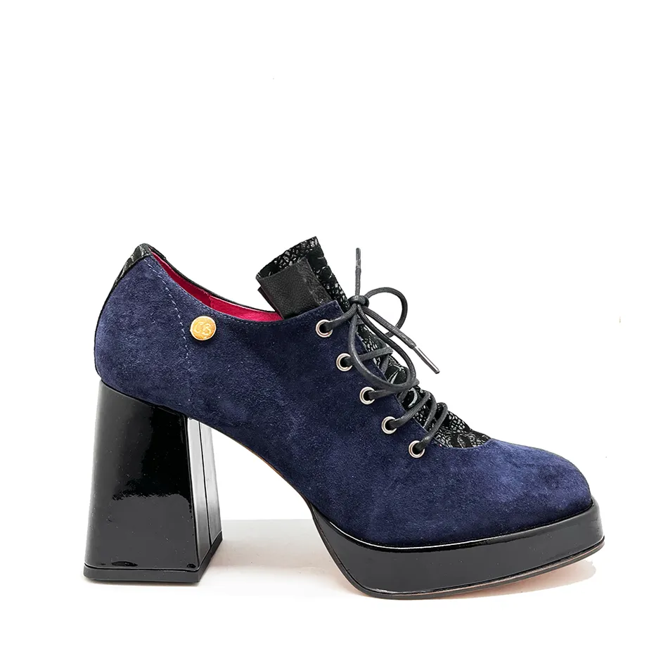 Le Follie - Blue platform shoe