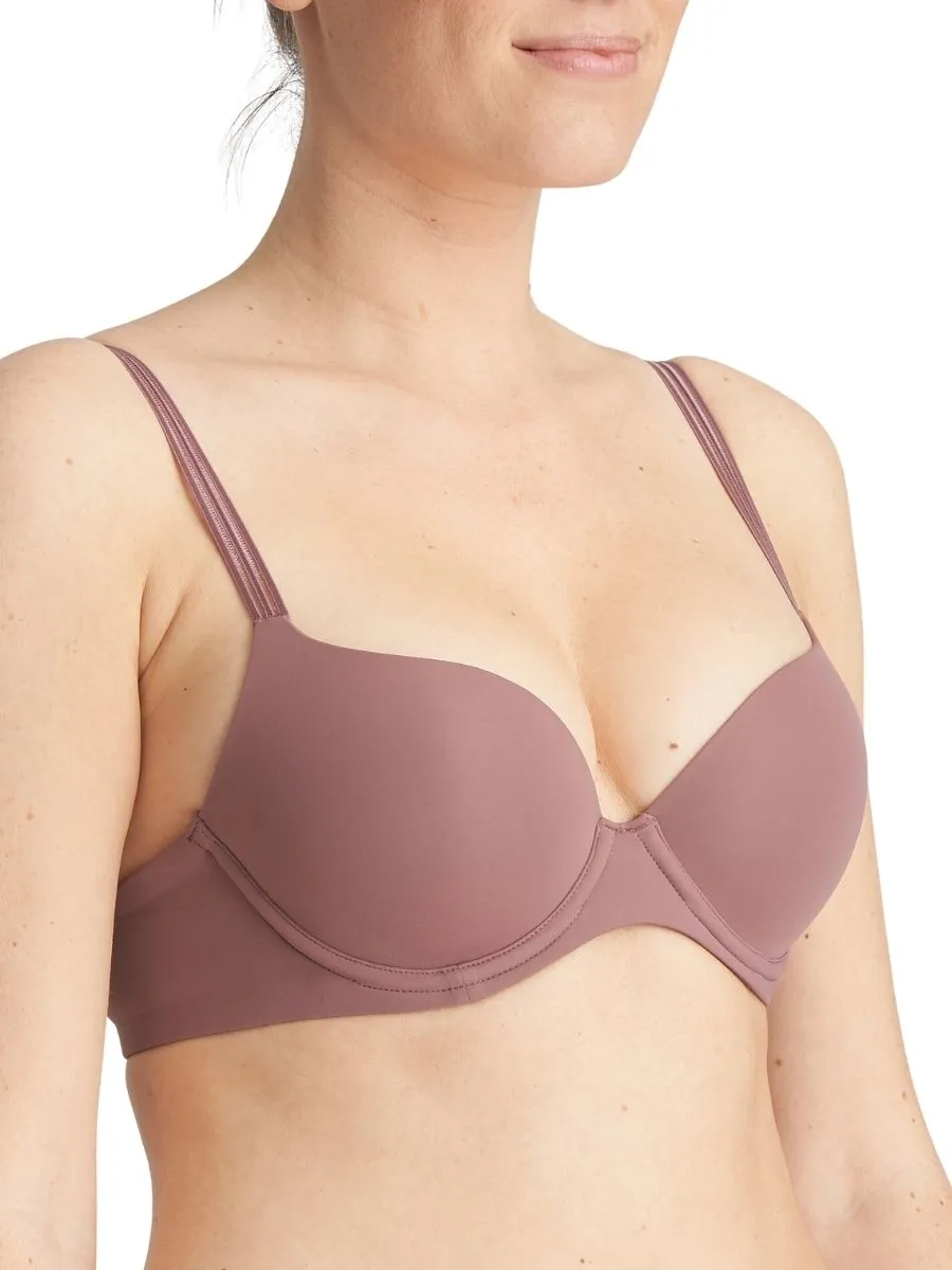 Louie Push-Up Bra - Satin Taupe