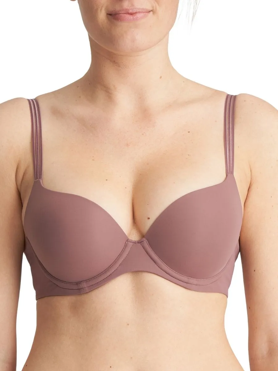 Louie Push-Up Bra - Satin Taupe