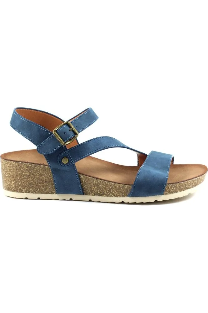 Lunar Ladies Sandals Cluster JLH358 navy