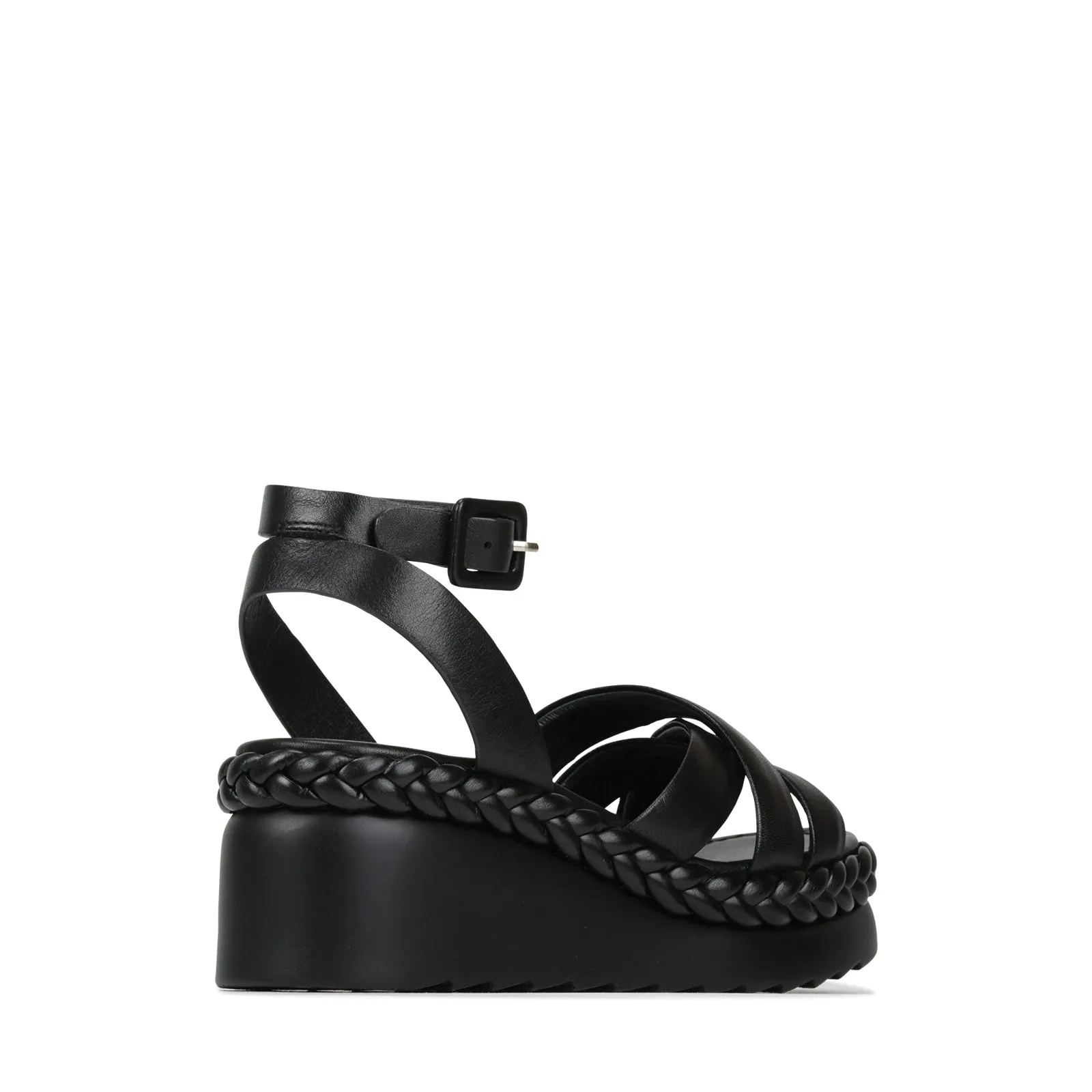 MELANA WEDGE SANDAL LEATHER