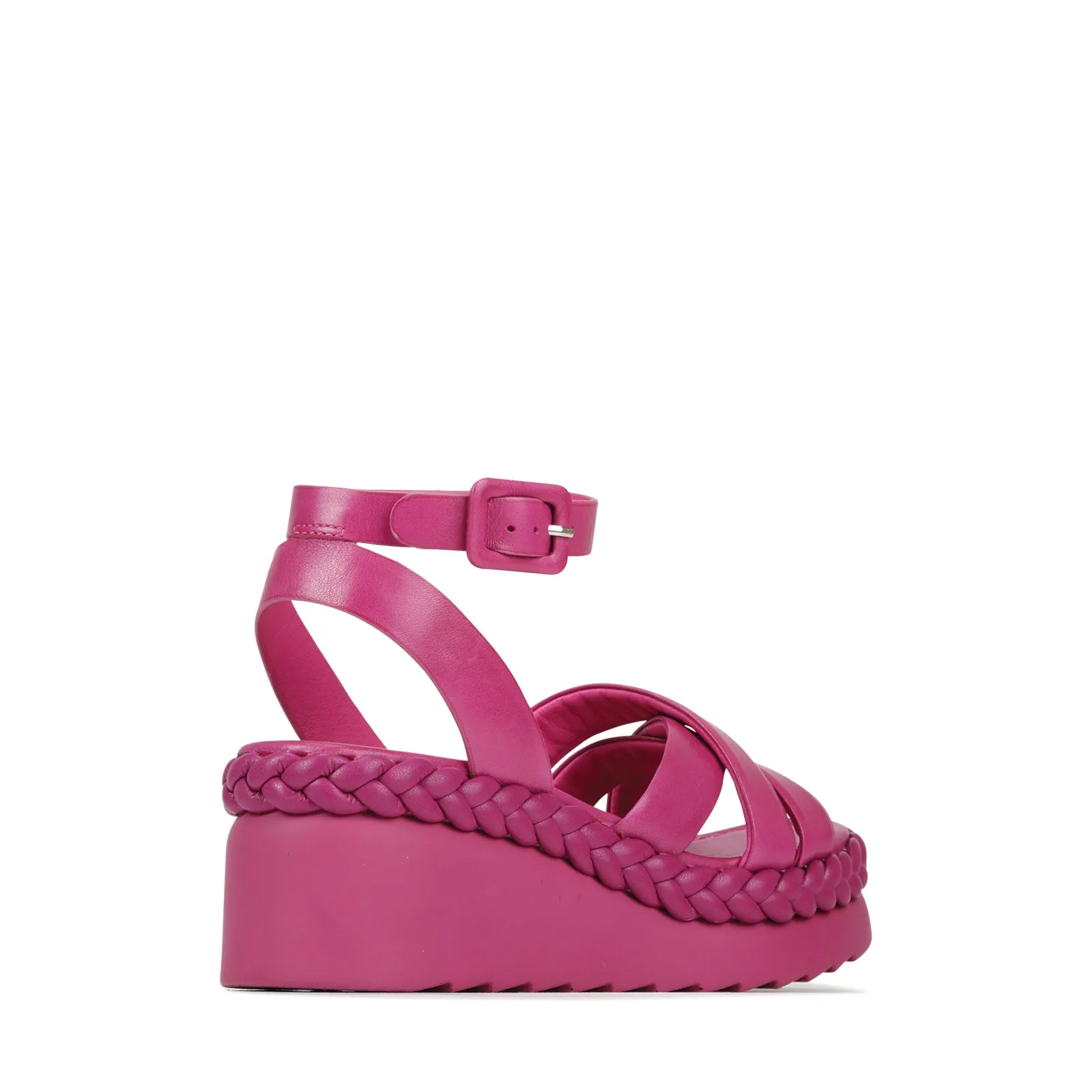 MELANA WEDGE SANDAL LEATHER