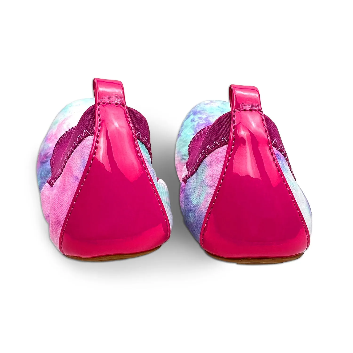 Miss Samara Ballet Flat In Pink Tie Dye - Kids