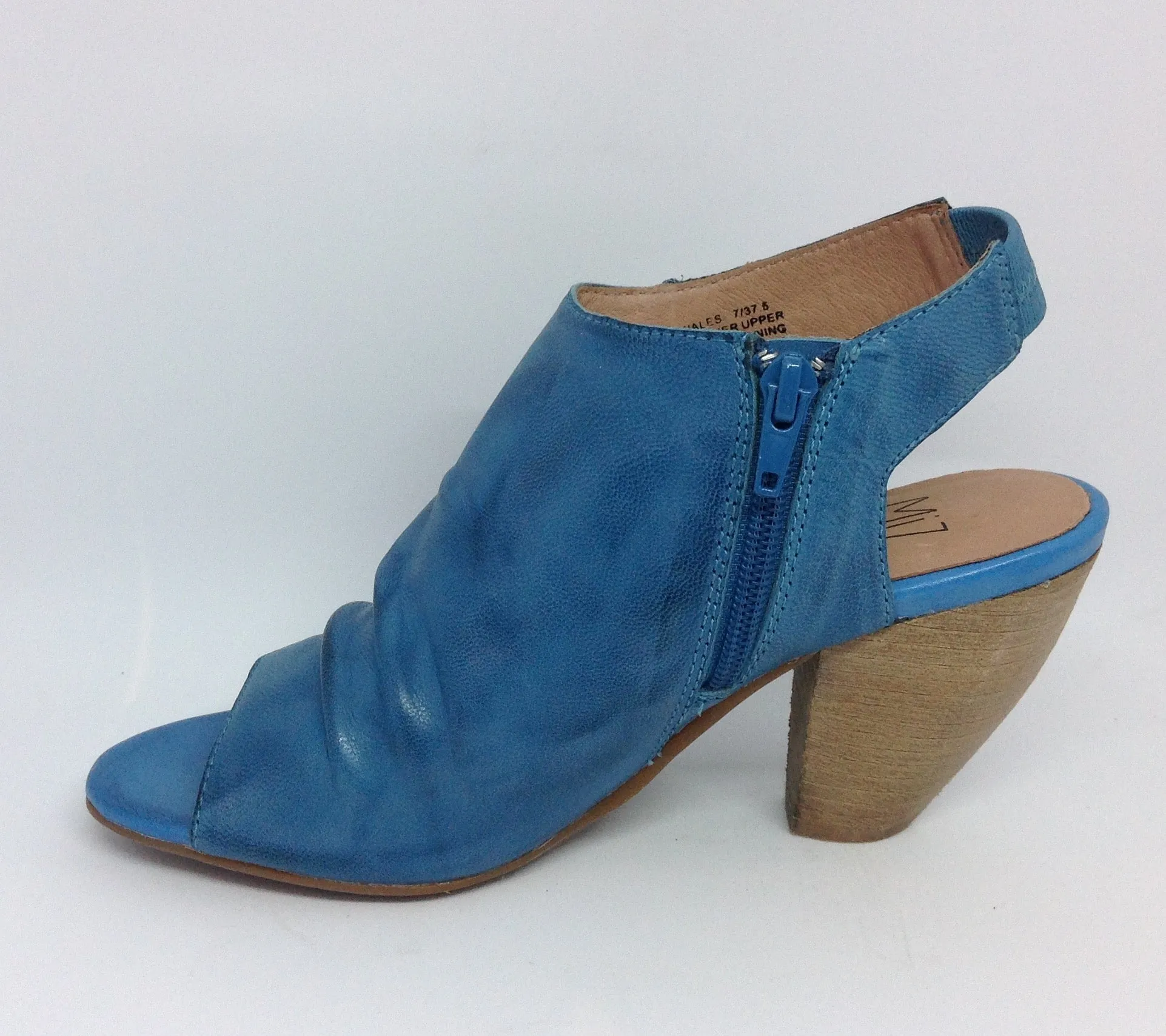 Miz Mooz Wales Blue Leather Heel SALE