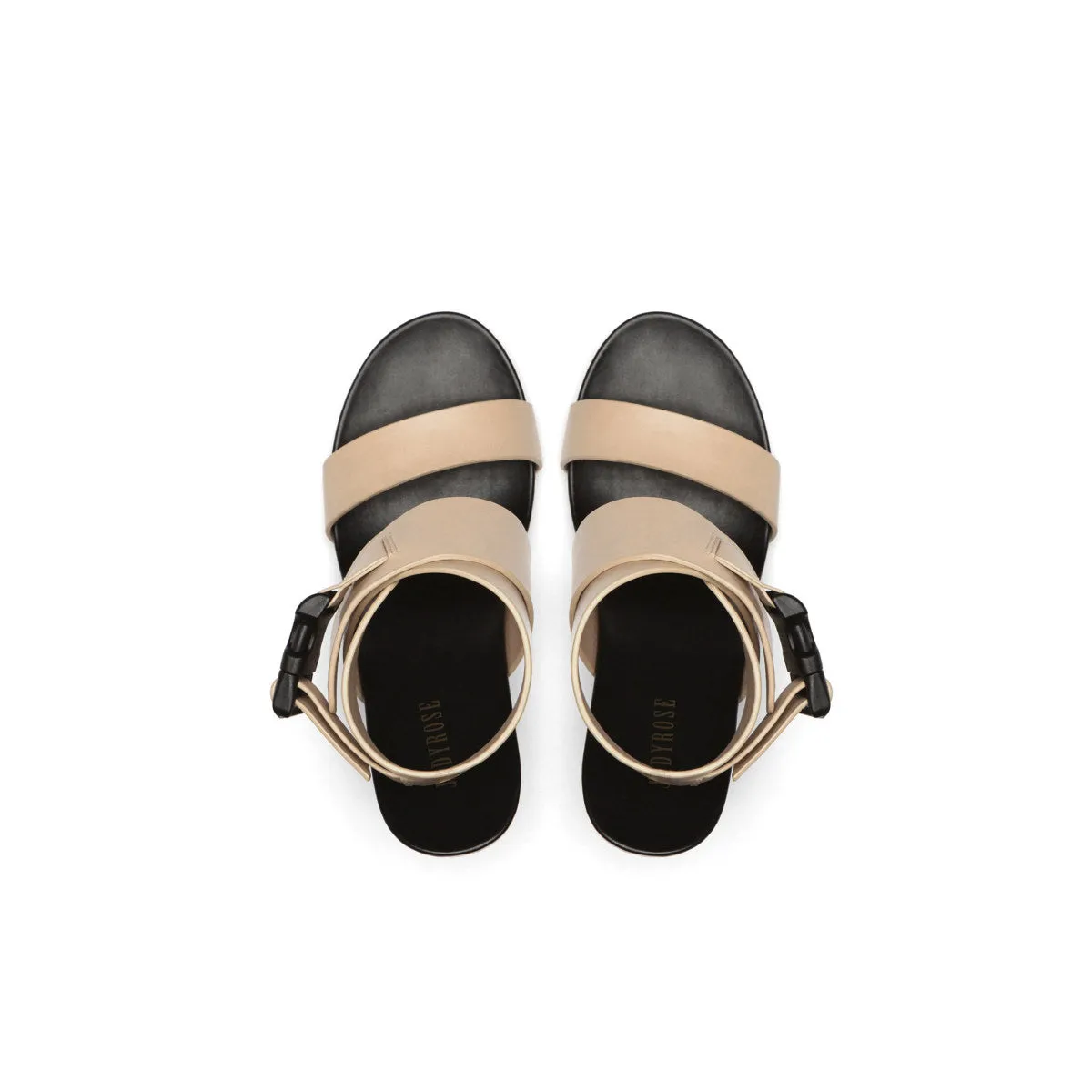 Open-Toe Buckle-Strap Sandals