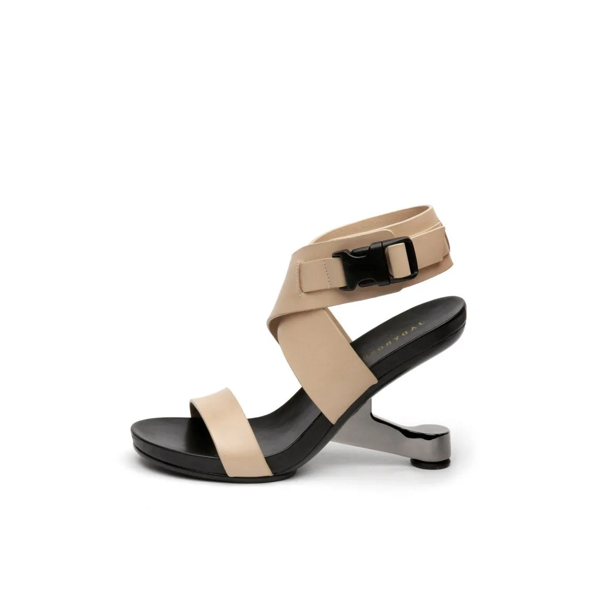 Open-Toe Buckle-Strap Sandals