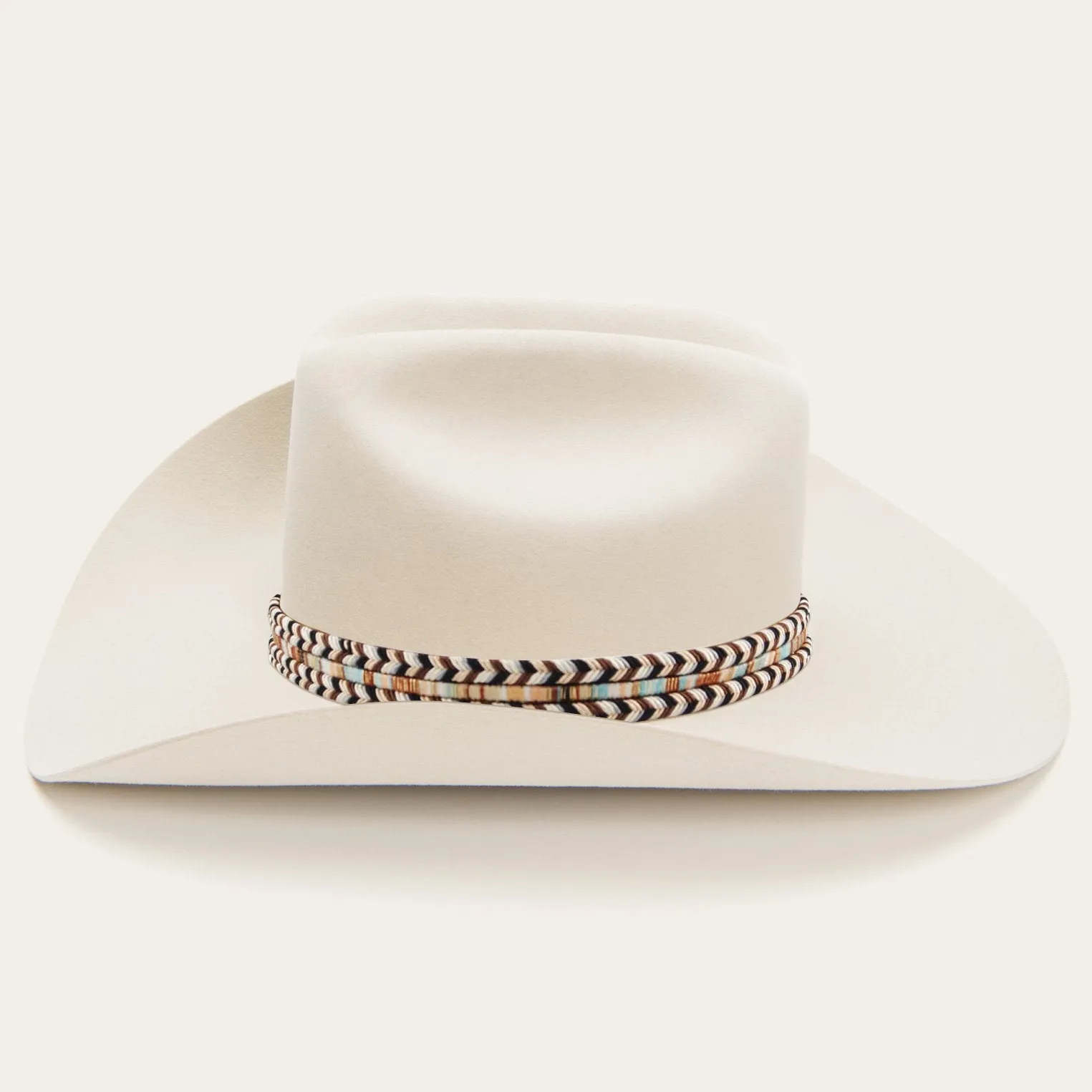 Premium Fur Felt Cowboy Hat with Braided Hatband