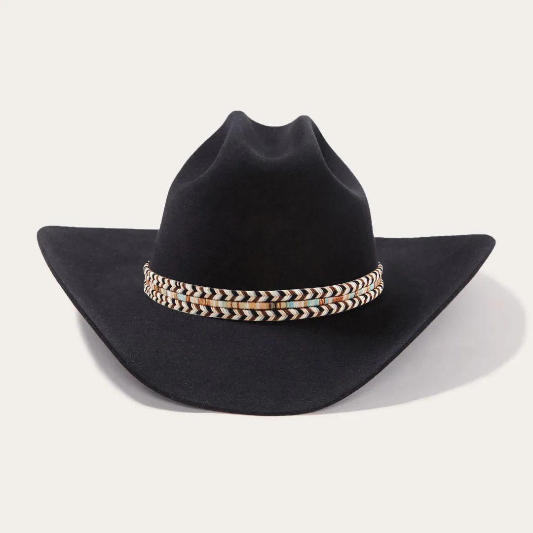 Premium Fur Felt Cowboy Hat with Braided Hatband