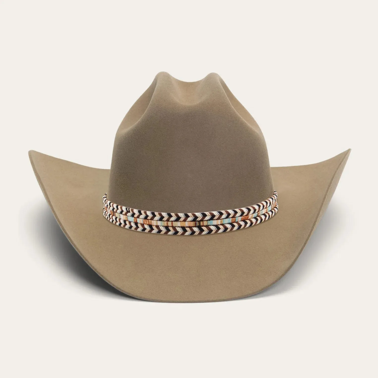 Premium Fur Felt Cowboy Hat with Braided Hatband