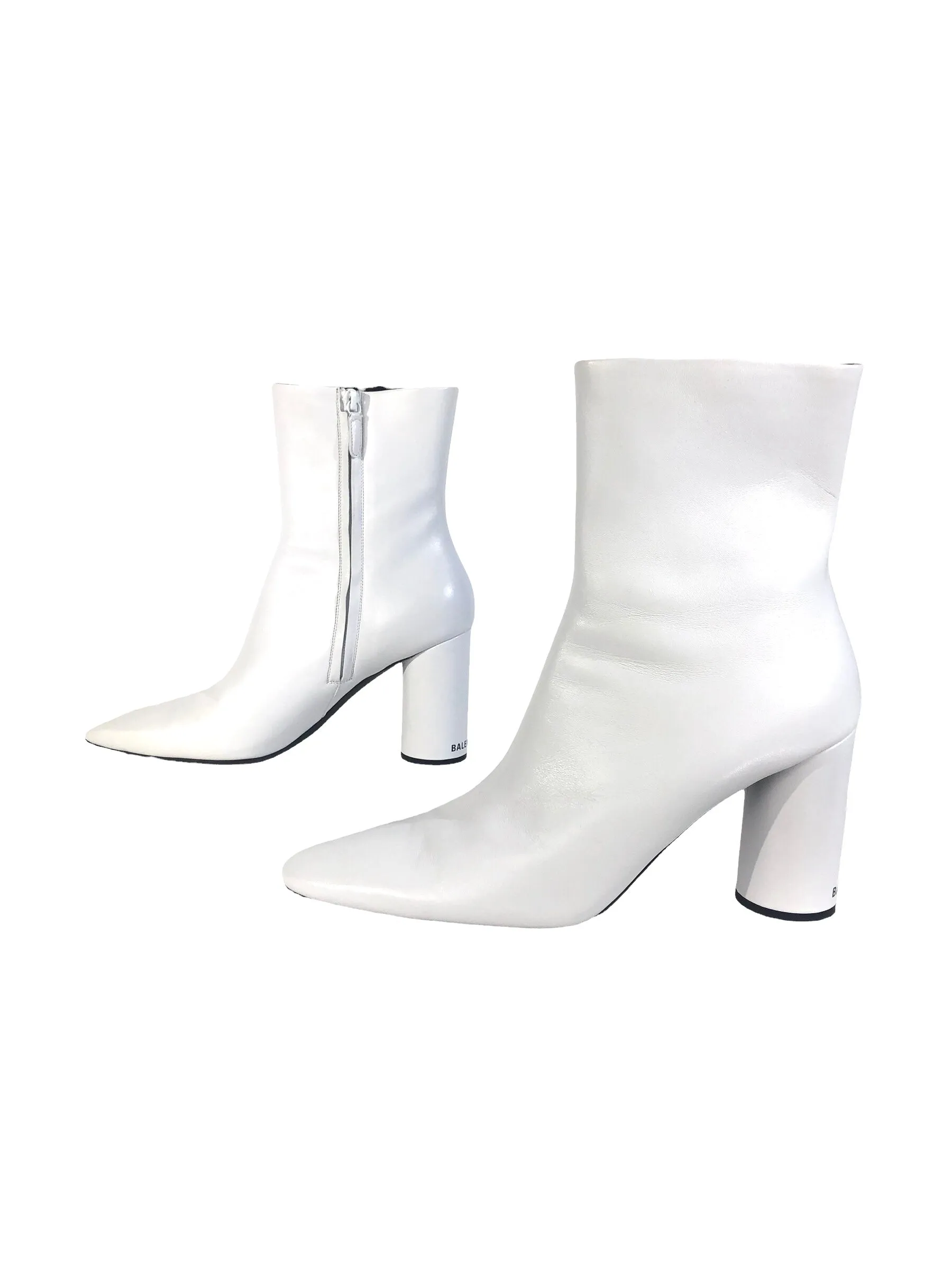 Serigrafia Round Block Heel Ankle Boots | Size US 8.5 - IT 39