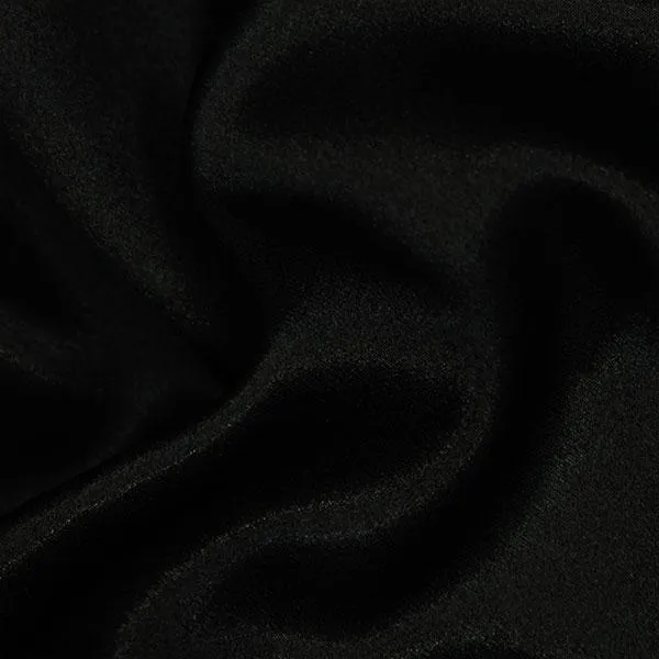 Silk Satin Black Tie