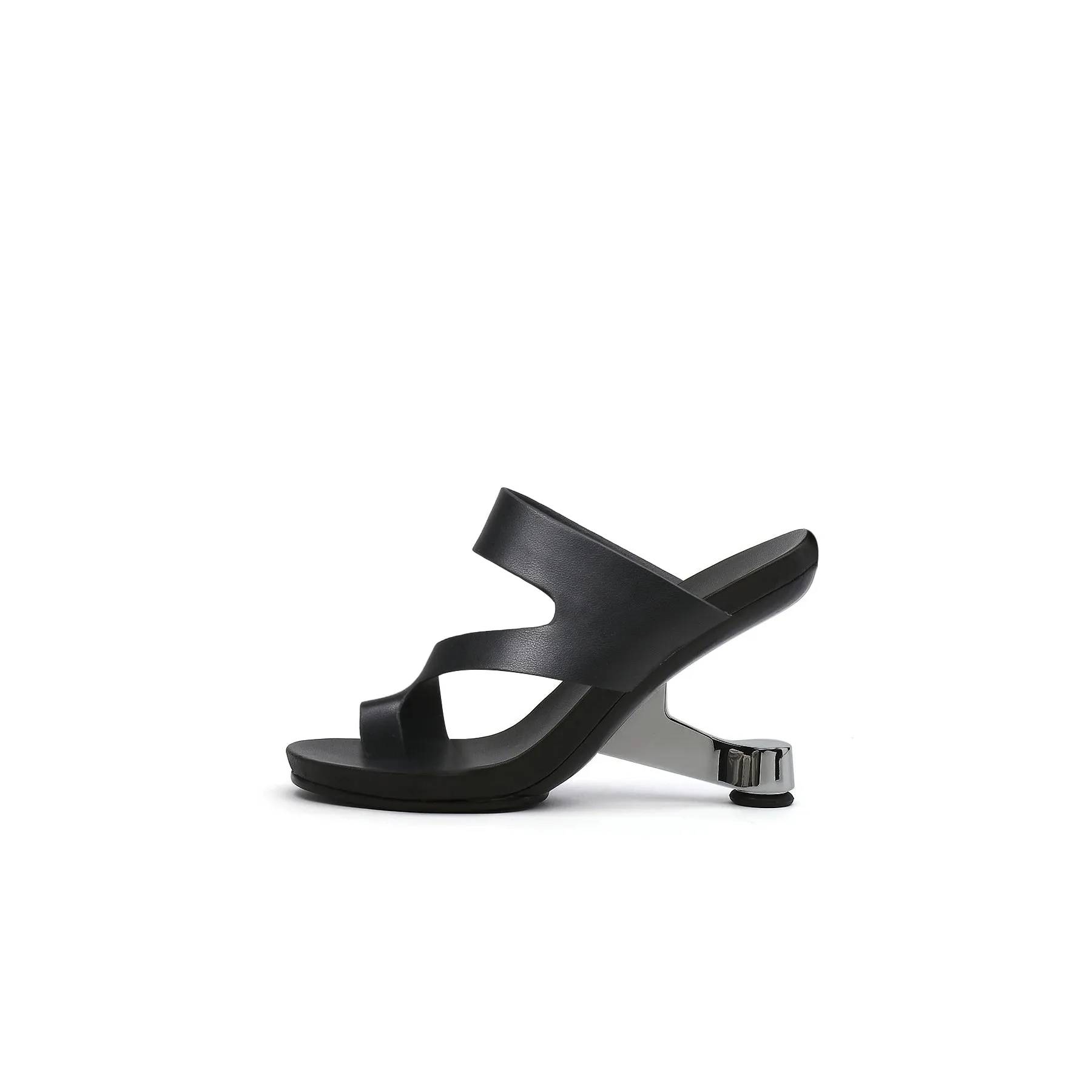 Single Toe Loop Pivot Heel Sandals