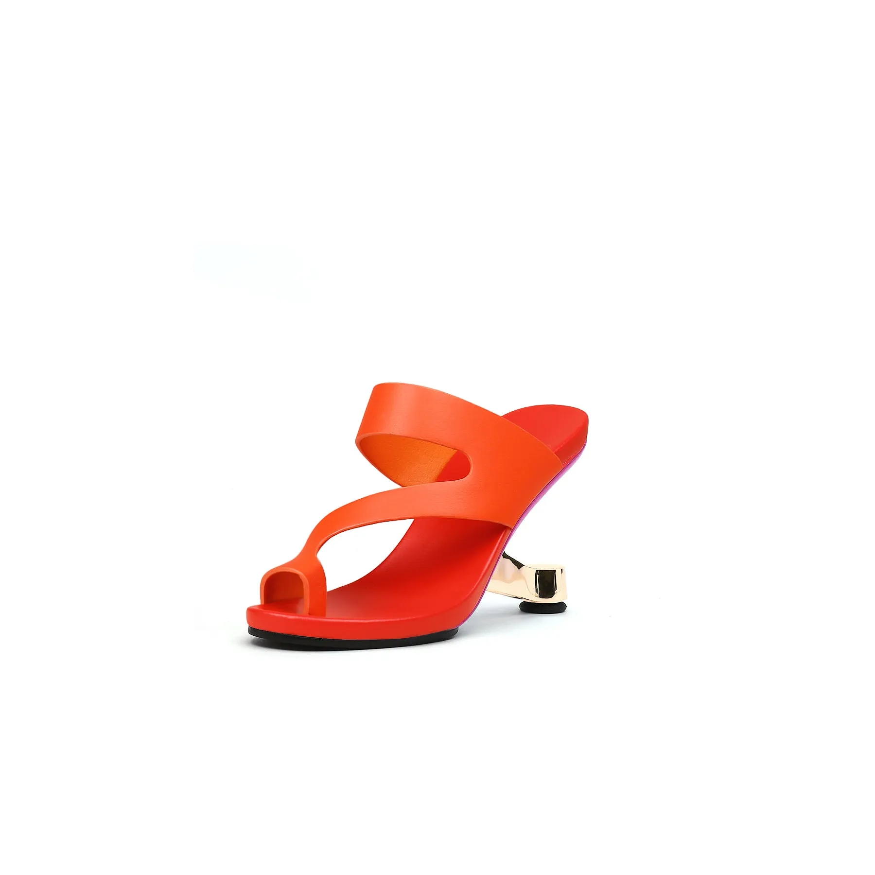 Single Toe Loop Pivot Heel Sandals