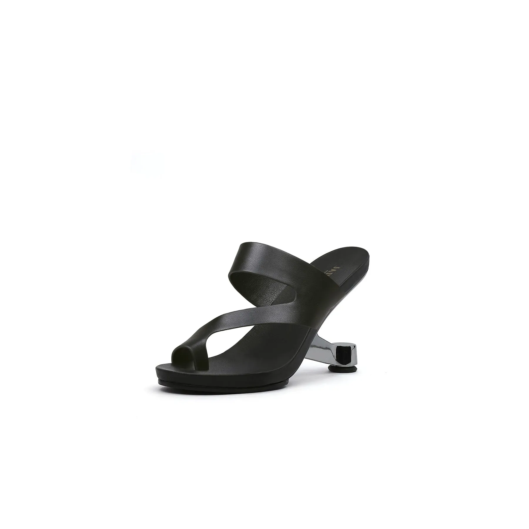 Single Toe Loop Pivot Heel Sandals