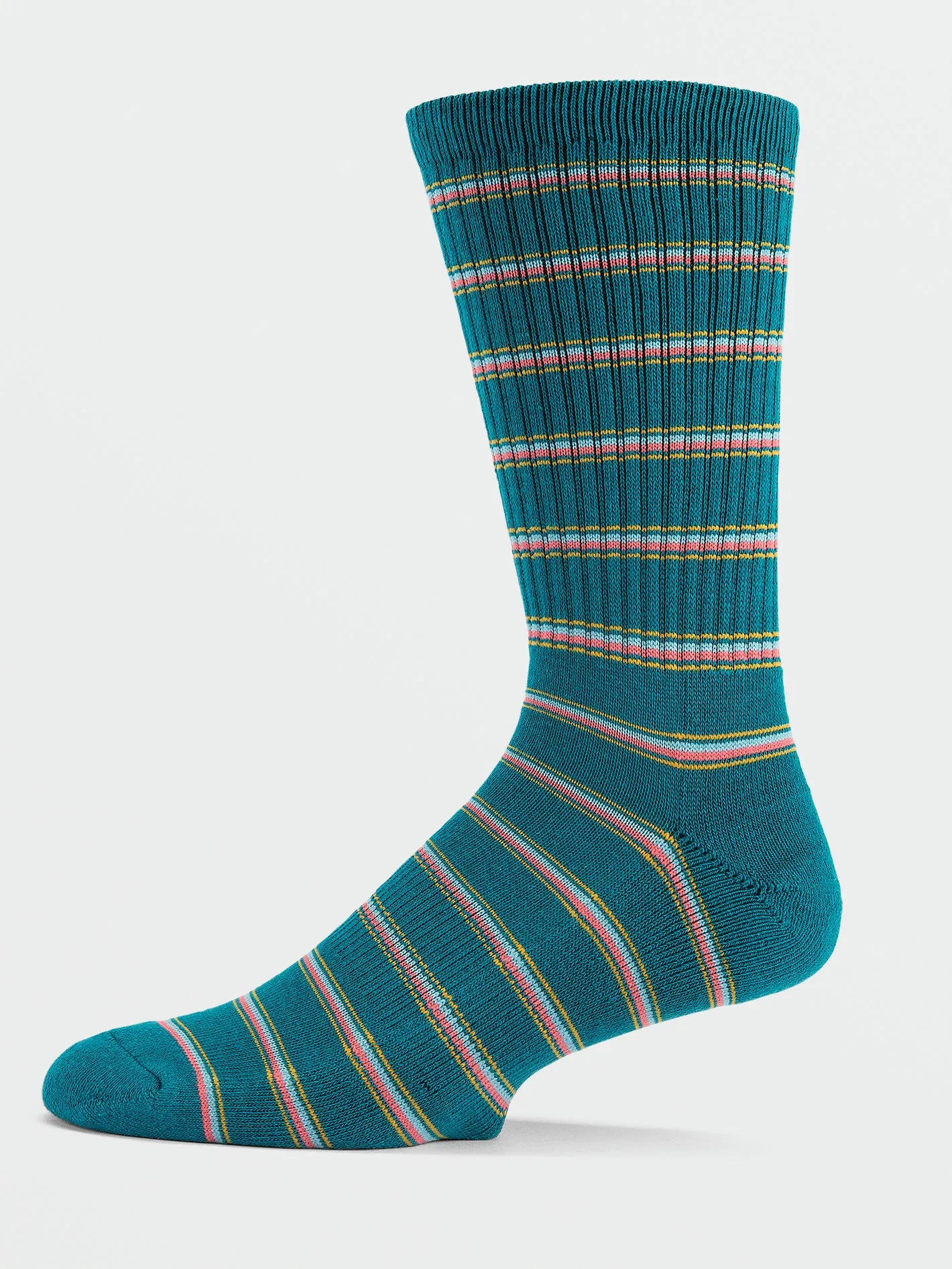 Stoney Stripes Socks - Ocean Teal