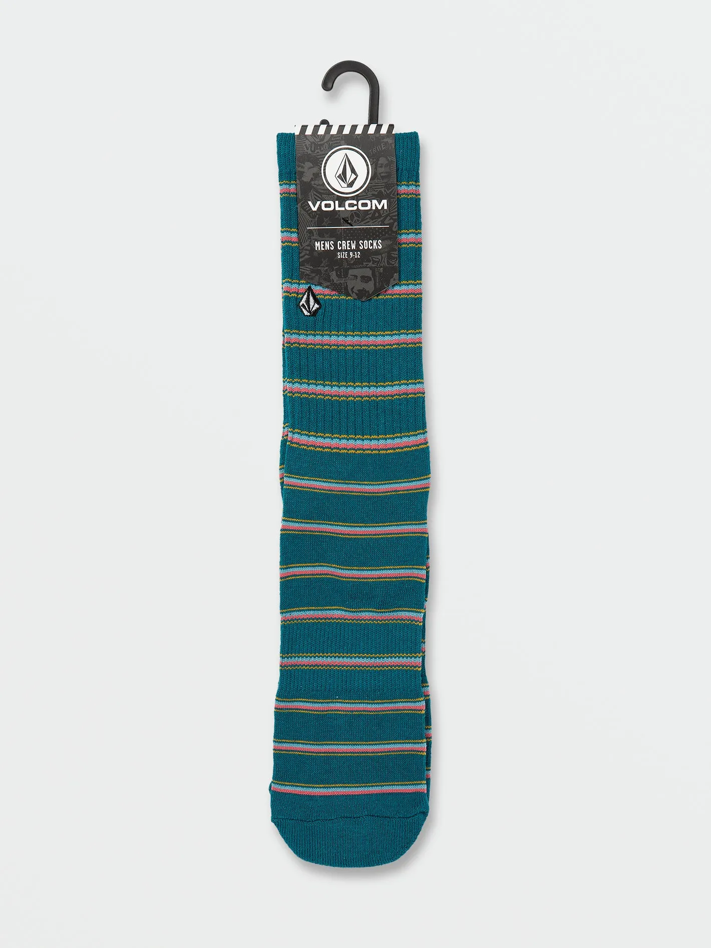 Stoney Stripes Socks - Ocean Teal