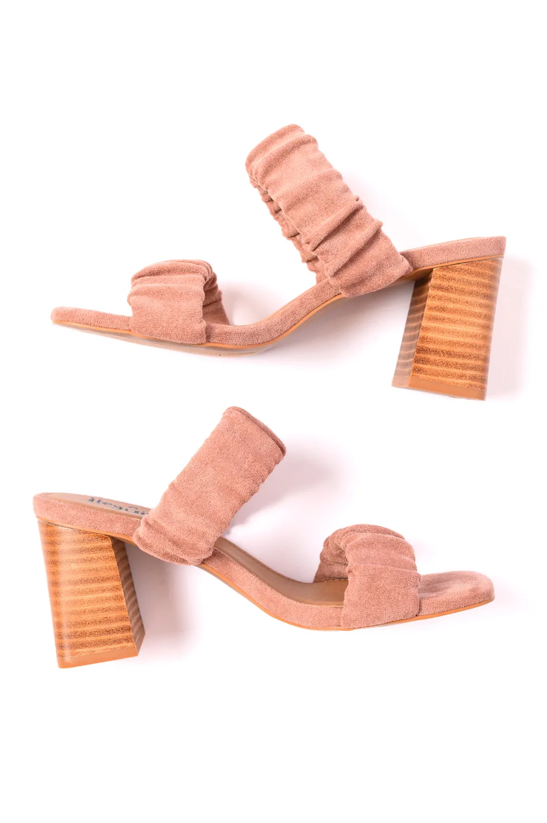 Tropic Like it's Hot Heels in Blush Suede - 11/25